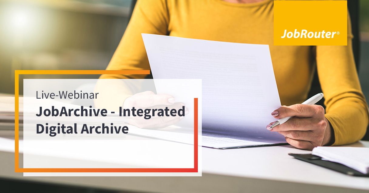 Webinar JobRouter - Gestionarea eficientă a documentelor