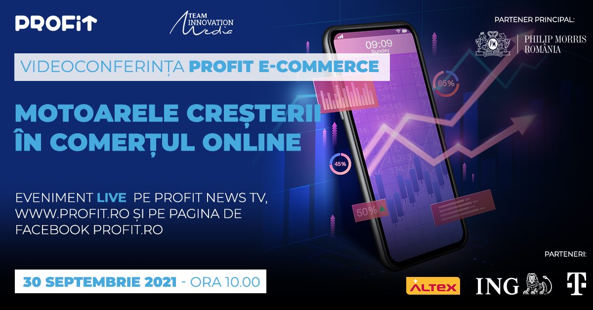 Videoconferința Profit E-commerce - Motoarele creșterii în comerțul online
