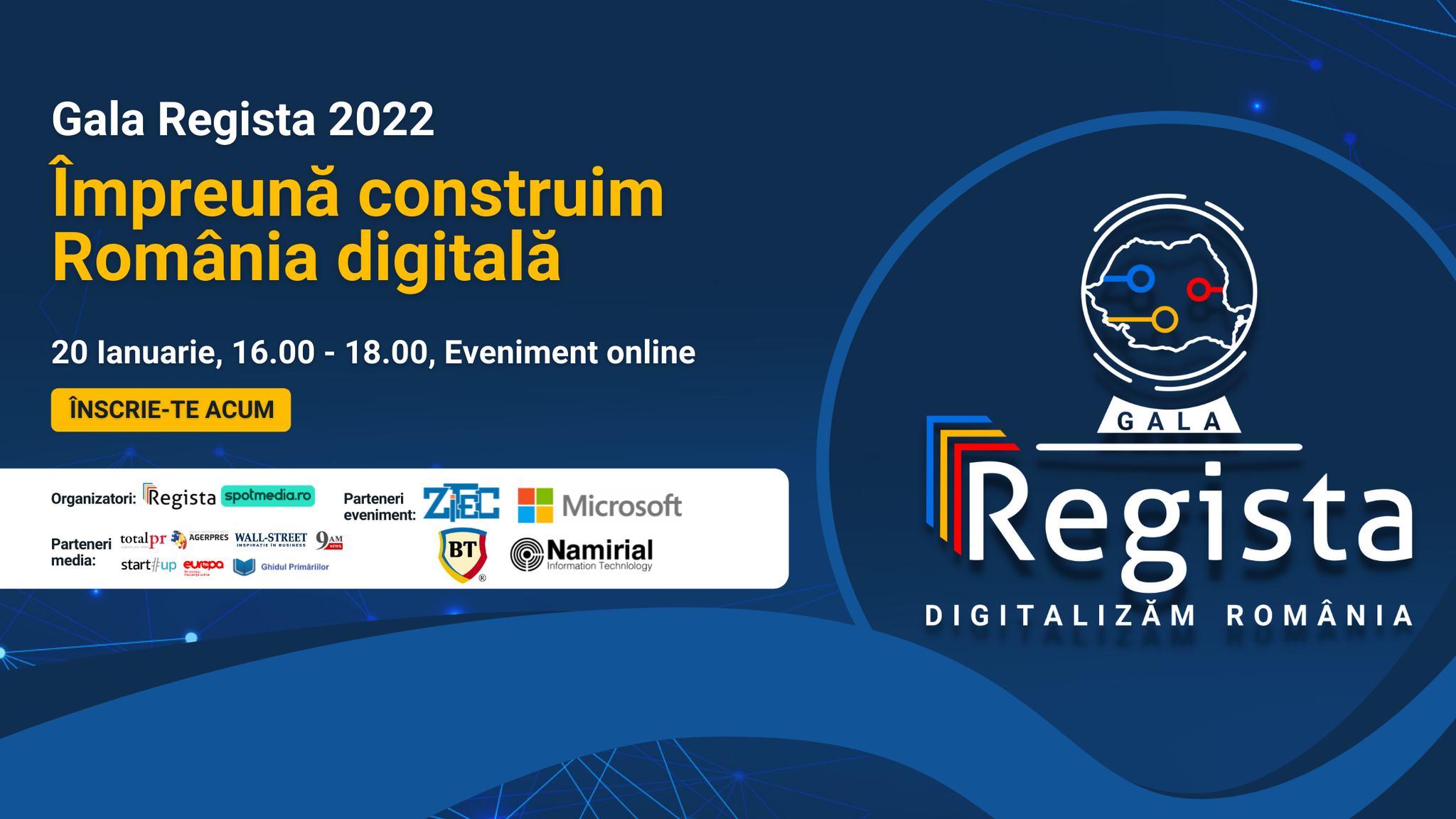 Gala Regista 2022 - Împreună construim România digitală