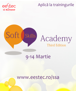 EESTEC Bucharest organizează o nouă ediție Soft Skills Academy! 