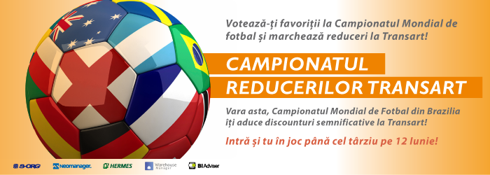 Campionatul mondial de fotbal  marcheaza reduceri la Transart