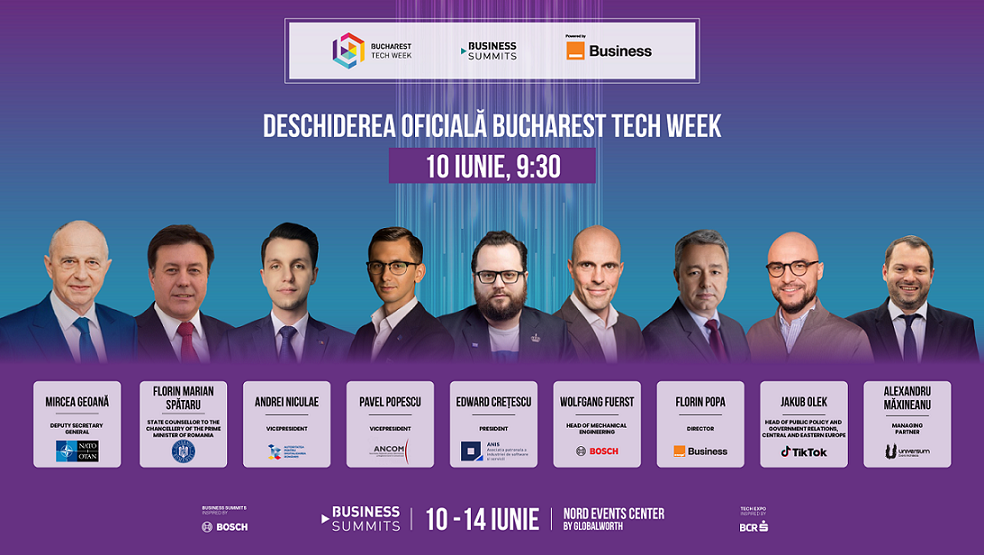 Bucharest Tech Week își deschide porțile săptămâna viitoare - Capitala devine epicentrul tehnologiei și inovației 