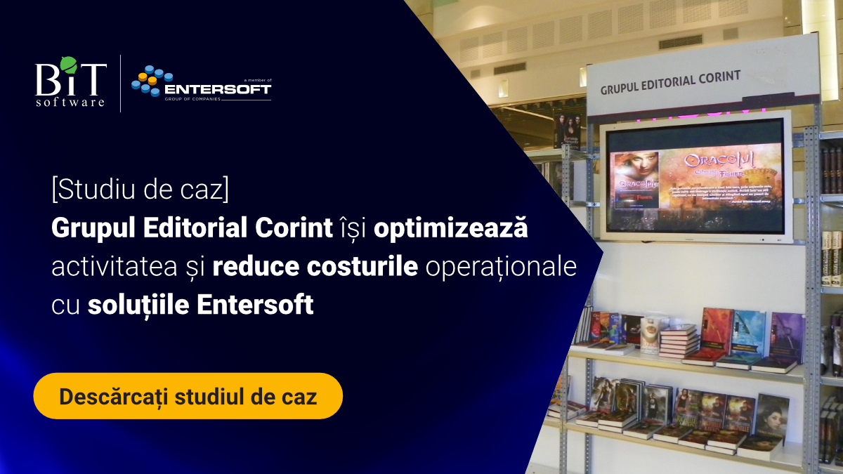 [Studiu de caz] Grupul Editorial Corint obține o imagine consolidată a tuturor departamentelor şi firmelor din grup cu Entersoft Business Suite®