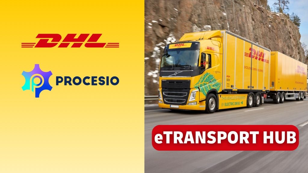 DHL Express România împreună cu PROCESIO lansează aplicația eTransport Hub