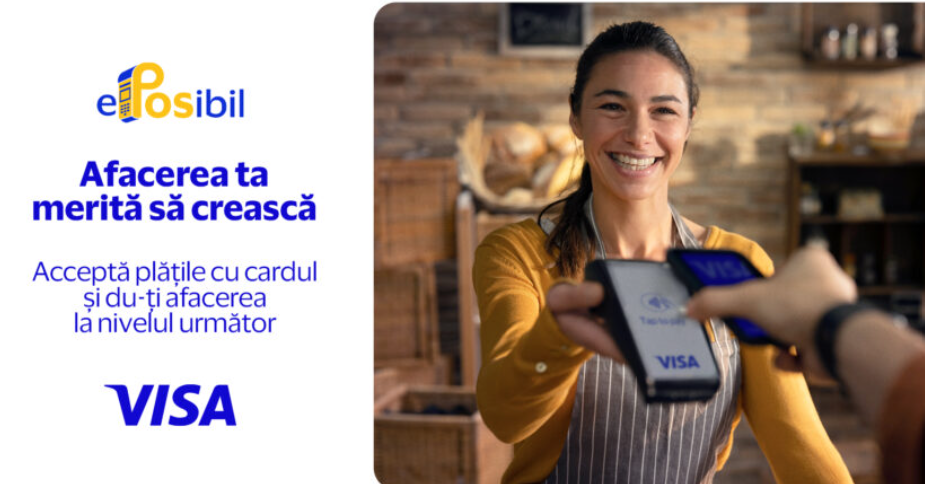 Visa lansează ePOSibil, un program național pentru digitalizarea afacerilor și accelerarea plăților electronice