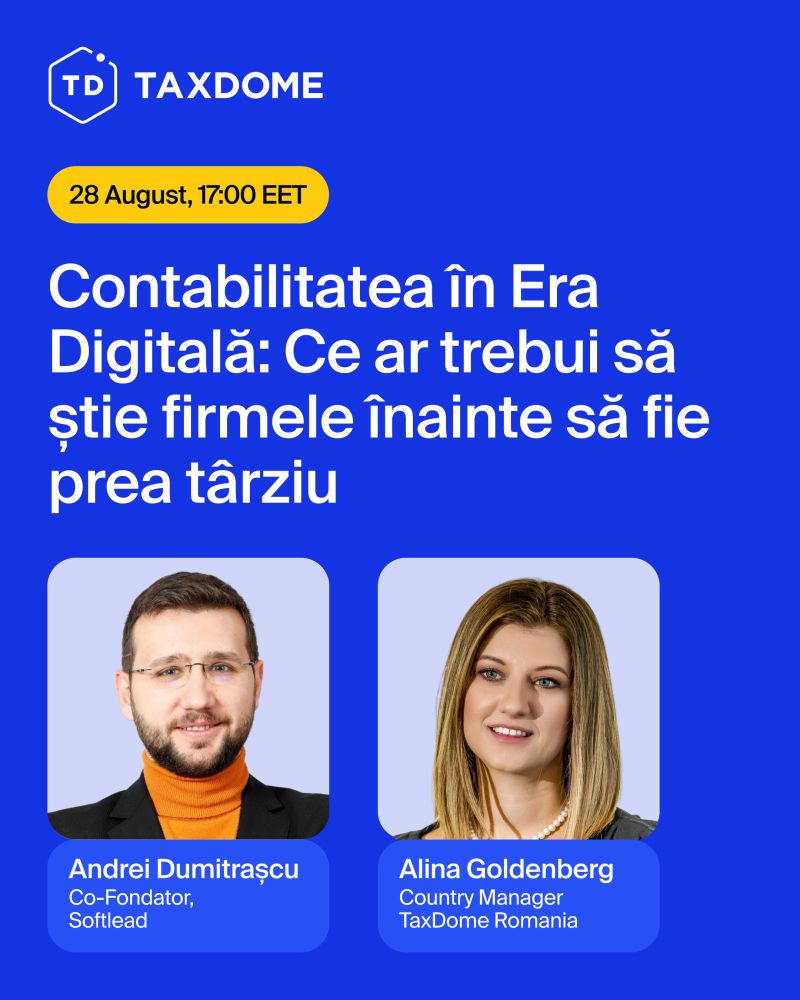 [Webinar] Contabilitatea în Era Digitală: Ce ar trebui să știe firmele înainte să fie prea târziu
