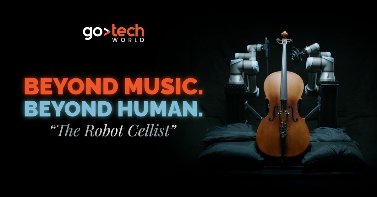 „Robotul violoncelist” urca pe scena GoTech World 2025, intr-o demonstratie unica a fuziunii dintre arta si tehnologie
