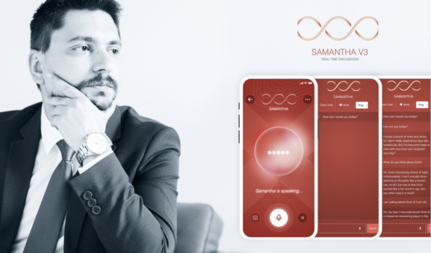 Samantha AI: prima platformă de inteligență artificială conversațională din România lansează o nouă versiune vocală