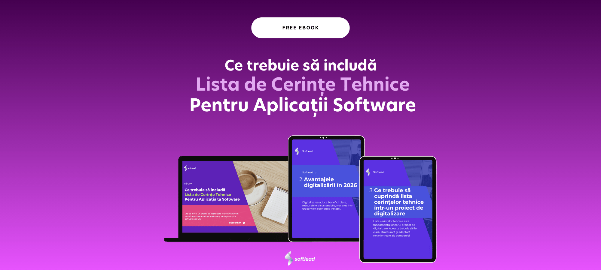 eBook Softlead: Checklist-ul esențial pentru începerea unui proiect de digitalizare în 2026