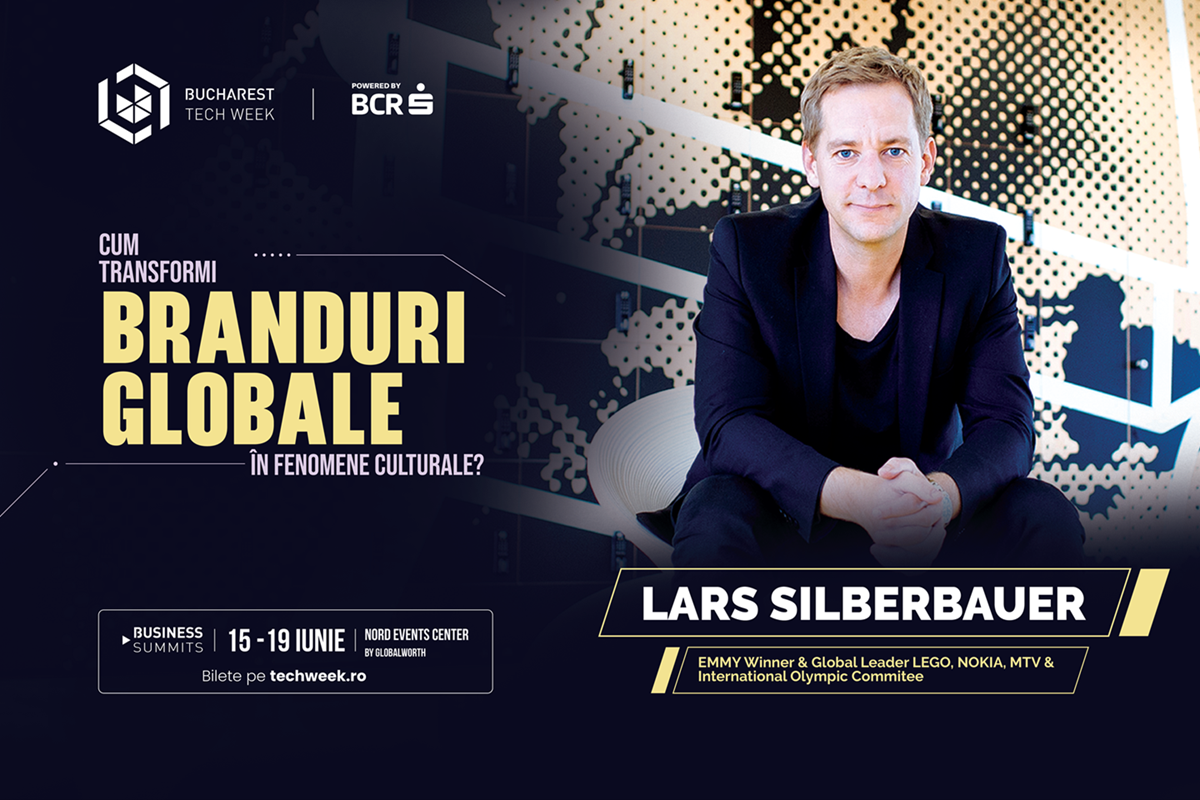 Lars Silberbauer, câștigător Emmy și lider global în marketing, vine la Bucharest Tech Week 2026
