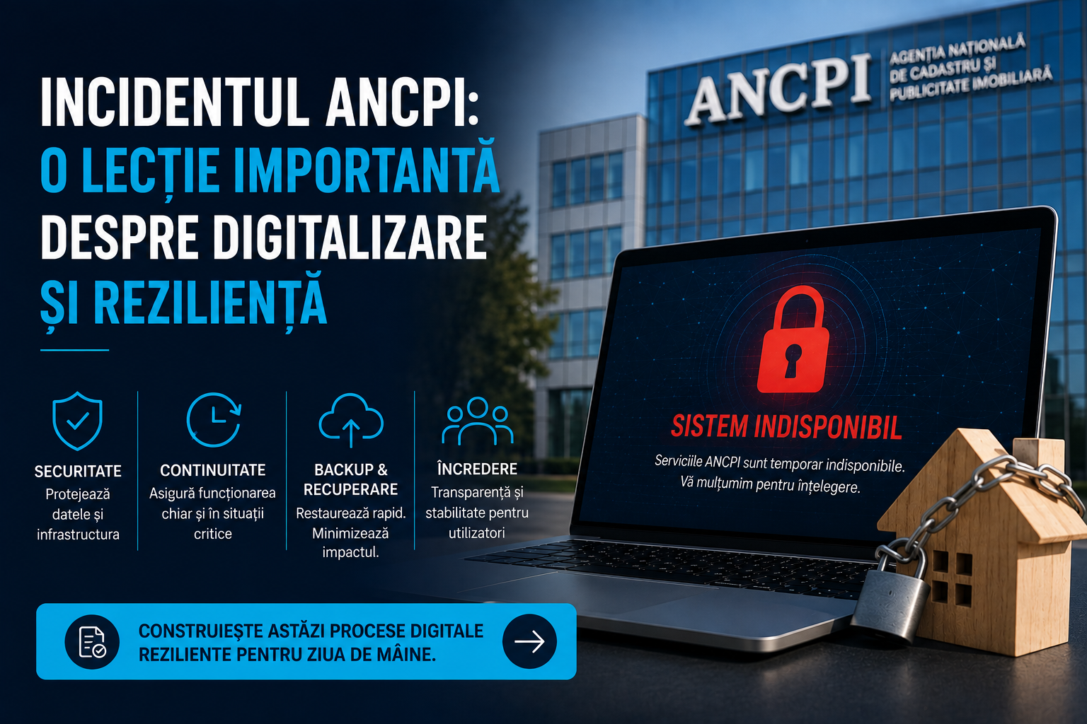 Incidentul ANCPI: ce ne învață cel mai mare blocaj IT din istoria instituției despre digitalizarea rezilientă