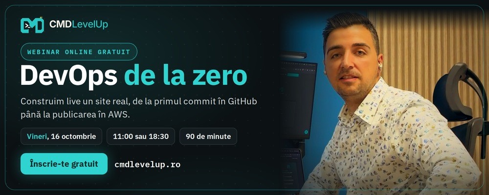 DevOps de la zero, webinar gratuit