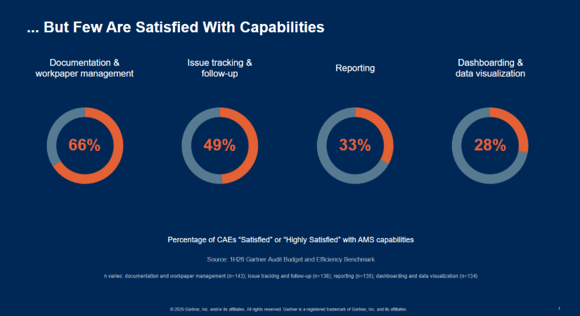 Gartner: 84% dintre departamentele de audit folosesc deja software pentru gestionarea activității de audit