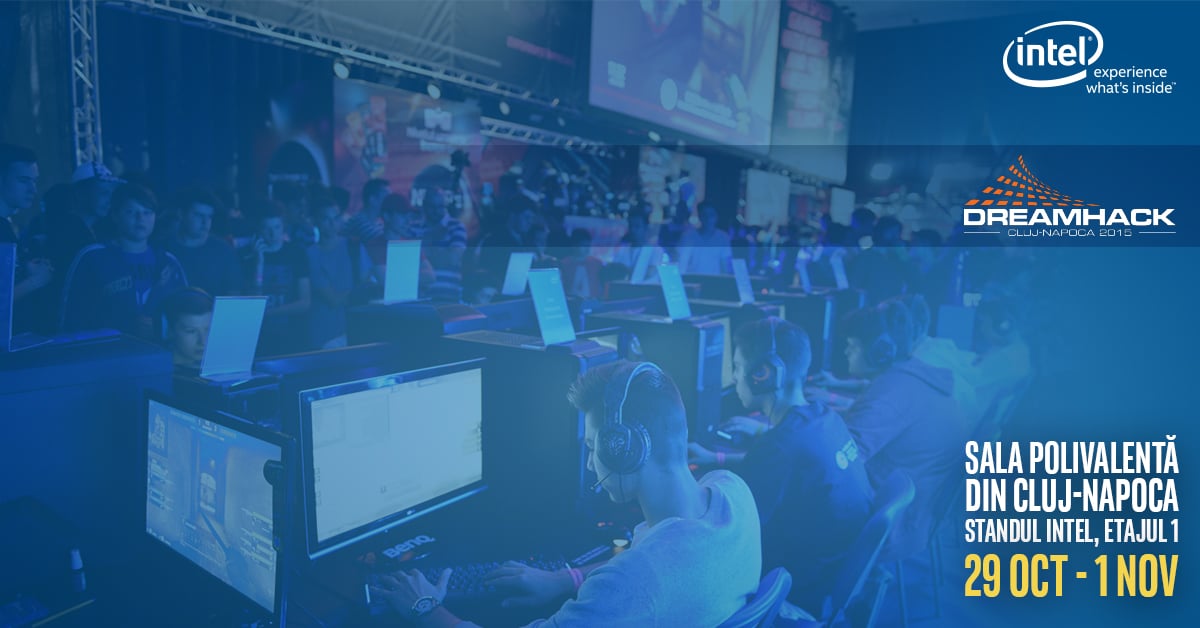 Intel va prezenta la DreamHack Cluj-Napoca 2015 o gamă amplă  de PC-uri pentru gaming, overclocking și multimedia