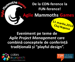 Începând cu cea de a VIII-a ediție, ...even mammoths can be Agile devine  Agile Mammoths Games