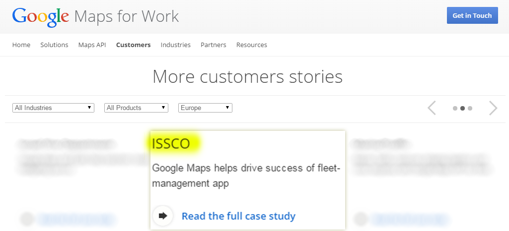 ISSCO & Google Maps for Work: Un parteneriat de succes!